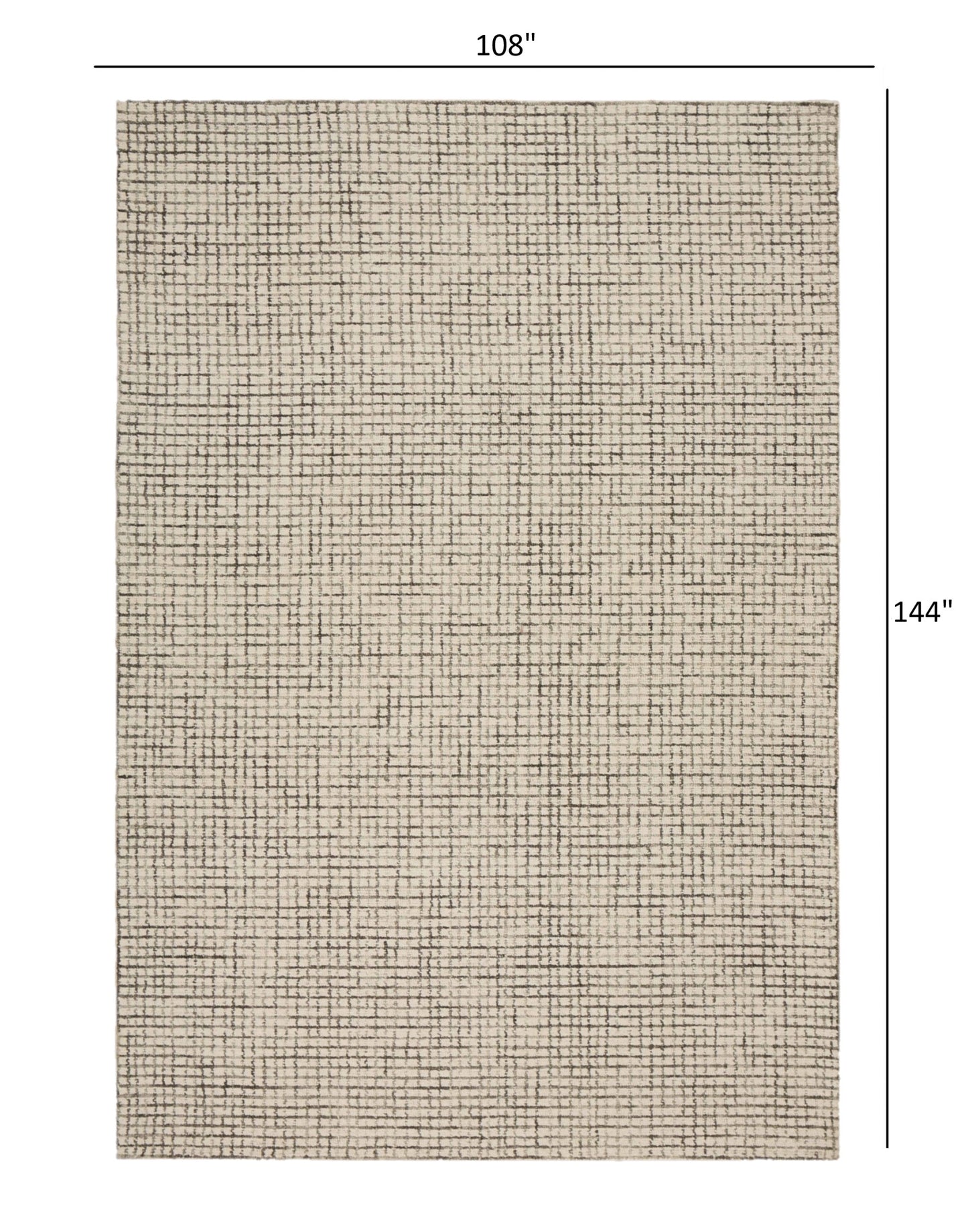 5' X 8' Tan Wool Hand Loomed Area Rug