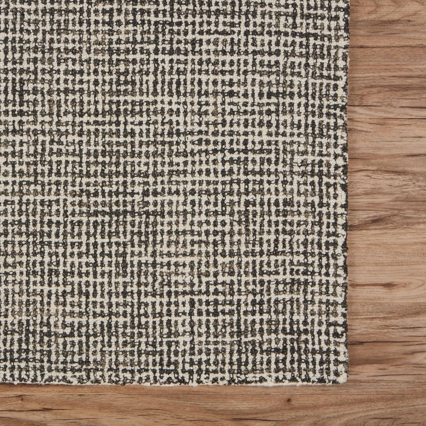 5' X 8' Gray Wool Dhurrie Handmade Area Rug