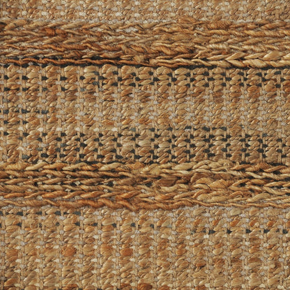 8’ x 10’ Tan and Gray Intricately Handwoven Area Rug