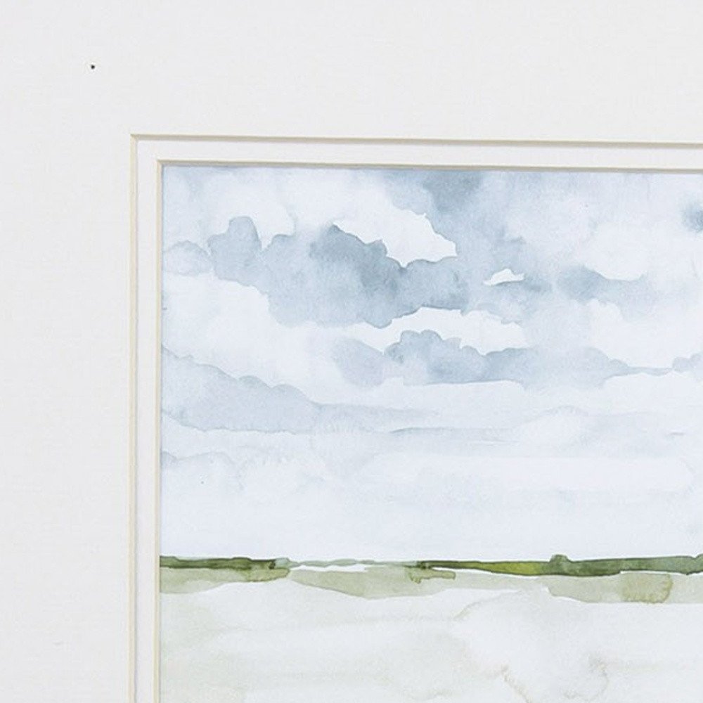 Set of Two Landscape Abstract Watercolor Wall Art — view 2