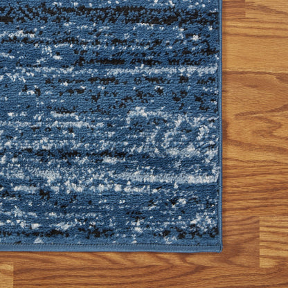 5’ x 7’ Blue Abstract Ocean Area Rug