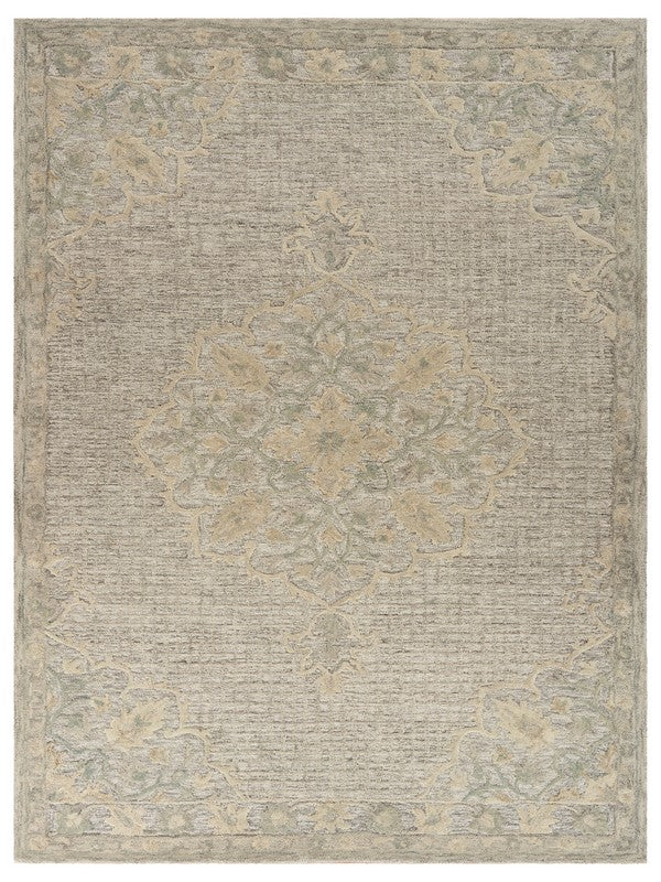 5' X 8' Beige Wool Dhurrie Handmade Area Rug