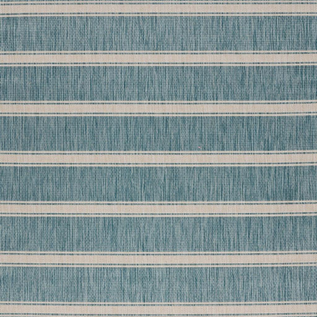 5' X 7' Blue And Gray Indoor Outdoor Area Rug - FurniFindUSA