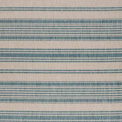 5' X 7' Blue And Gray Indoor Outdoor Area Rug - FurniFindUSA