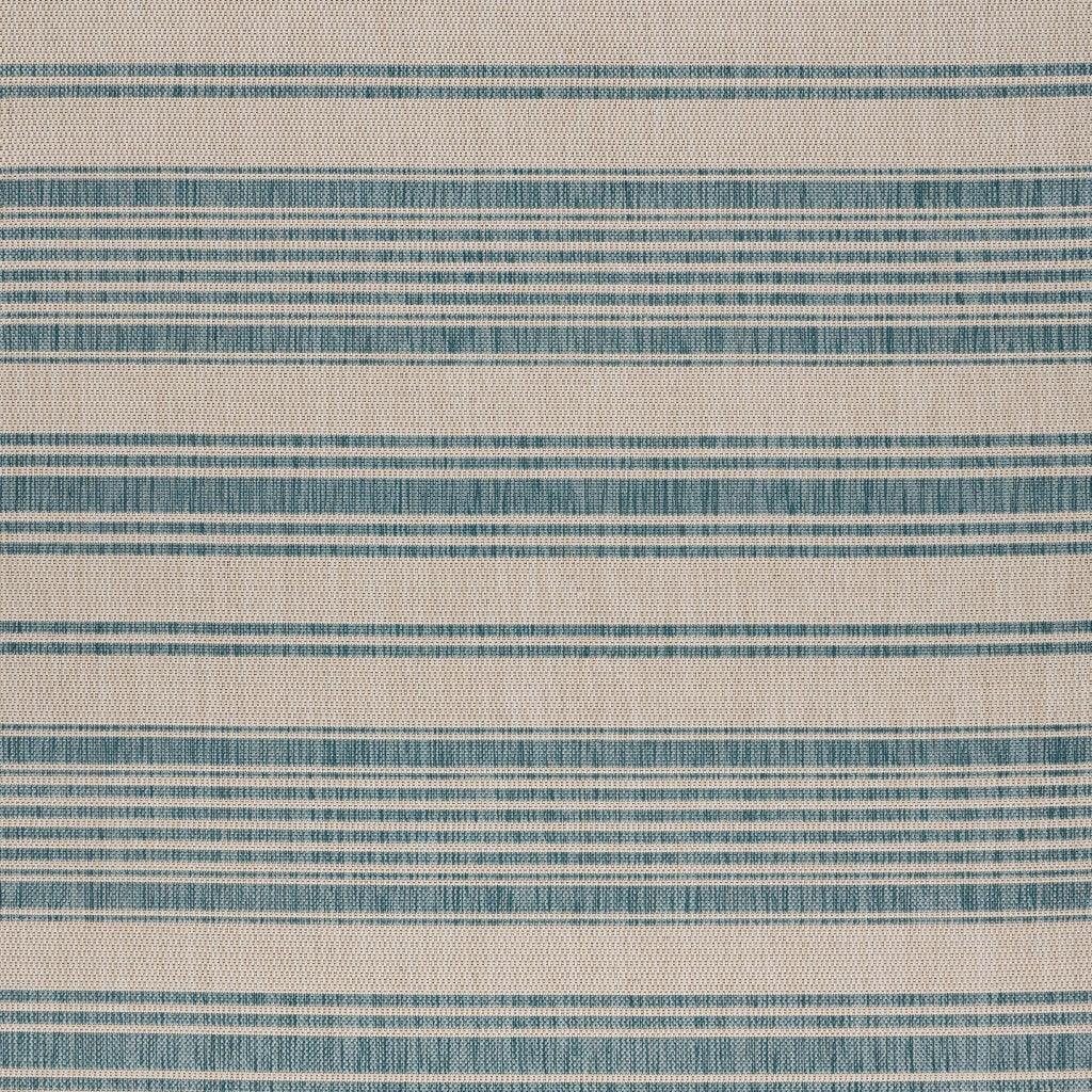 5' X 7' Blue And Gray Indoor Outdoor Area Rug - FurniFindUSA