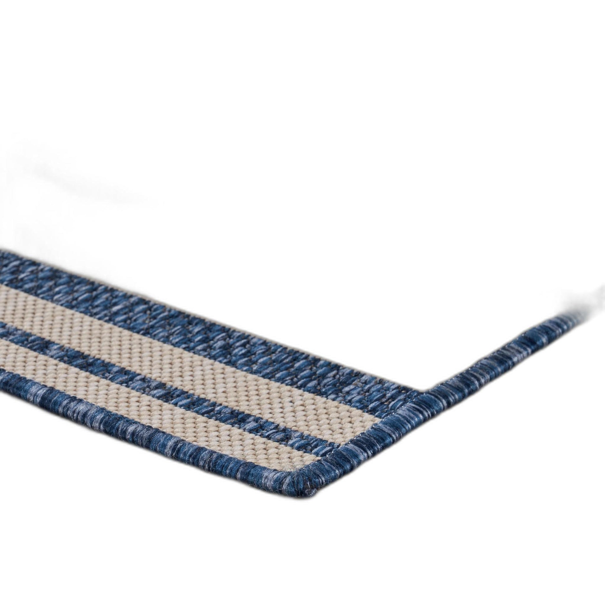 5' X 7' Blue And Gray Indoor Outdoor Area Rug - FurniFindUSA