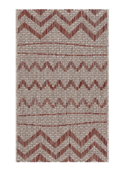 2' X 3' Beige Indoor Outdoor Area Rug - FurniFindUSA