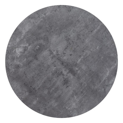 32" Gray and Black Rounded Steel Bar Table HomeRoots
