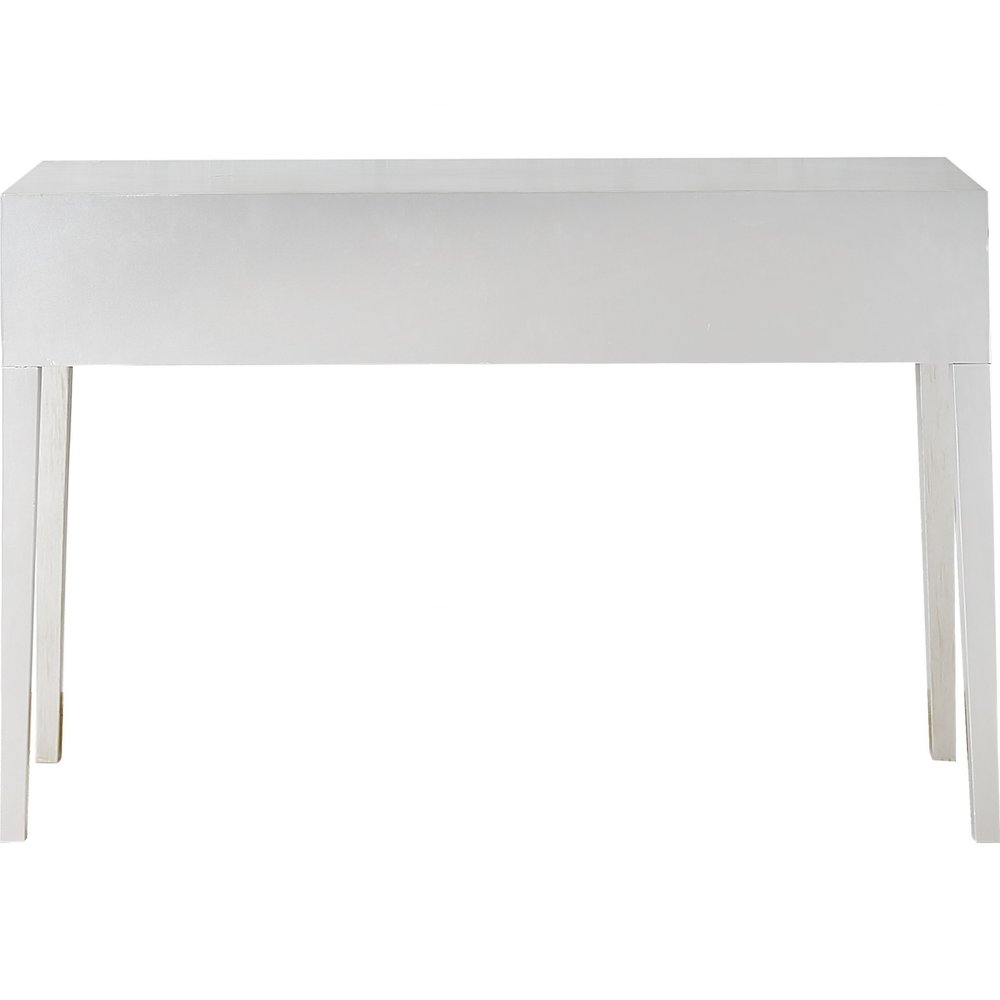48" Silver Mirrored Glass Console Table HomeRoots