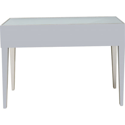 48" Silver Mirrored Glass Console Table HomeRoots