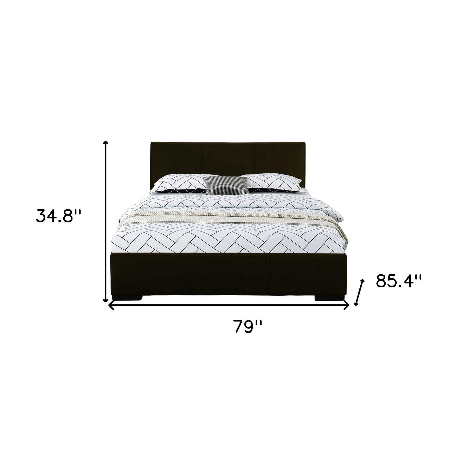 Black Platform Twin Bed - FurniFindUSA