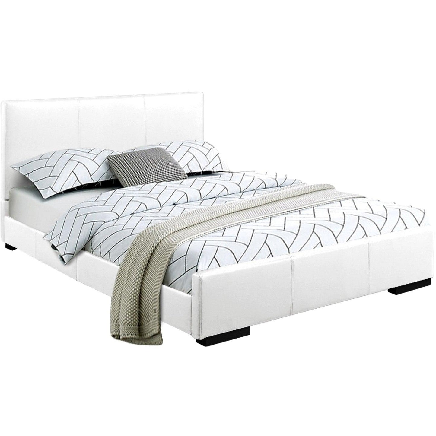 Black Platform Twin Bed - FurniFindUSA