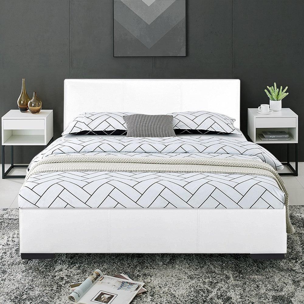 Black Platform Twin Bed - FurniFindUSA