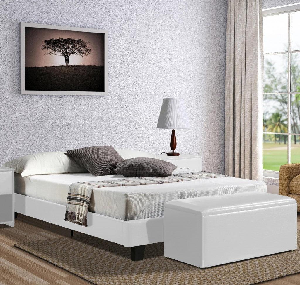 Black Platform Queen Bed - FurniFindUSA