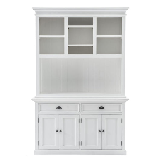 White Solid Wood Adjustable Two Tier Bookcase HomeRoots