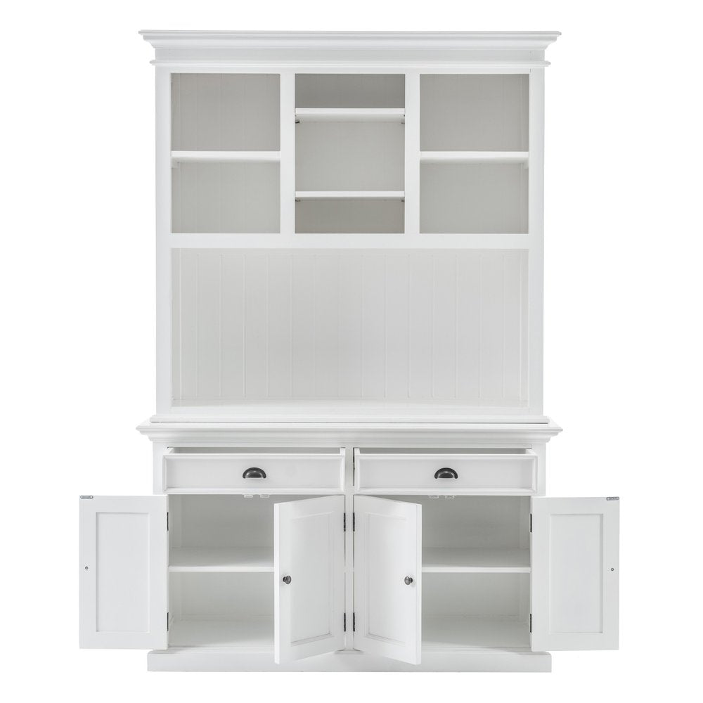 White Solid Wood Adjustable Two Tier Bookcase HomeRoots