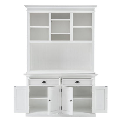 White Solid Wood Adjustable Two Tier Bookcase HomeRoots
