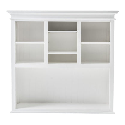 White Solid Wood Adjustable Two Tier Bookcase HomeRoots