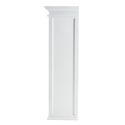 White Solid Wood Adjustable Two Tier Bookcase HomeRoots
