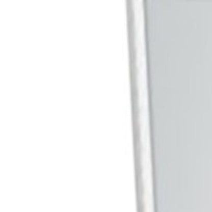 64" Silver Metal Wall Mounted And Freestanding Framed Accent Mirror HomeRoots