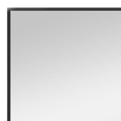 36" Black Metal Framed Accent Mirror HomeRoots