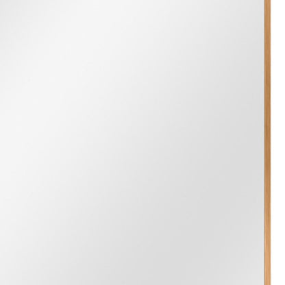 36" Gold Aluminum Framed Accent Mirror HomeRoots