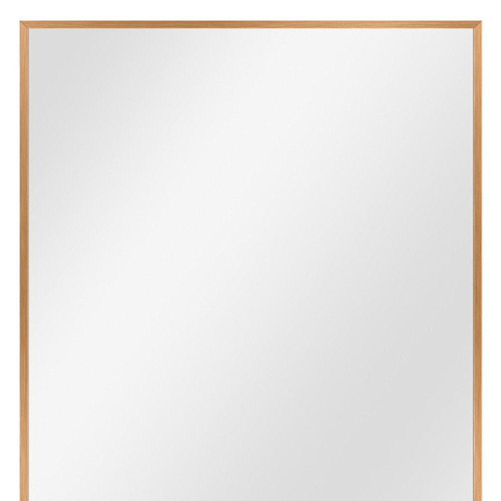 36" Gold Aluminum Framed Accent Mirror HomeRoots