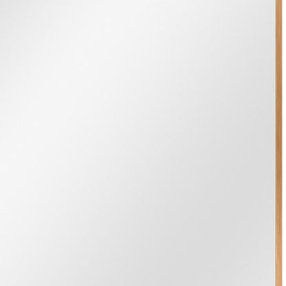 36" Gold Aluminum Framed Accent Mirror HomeRoots