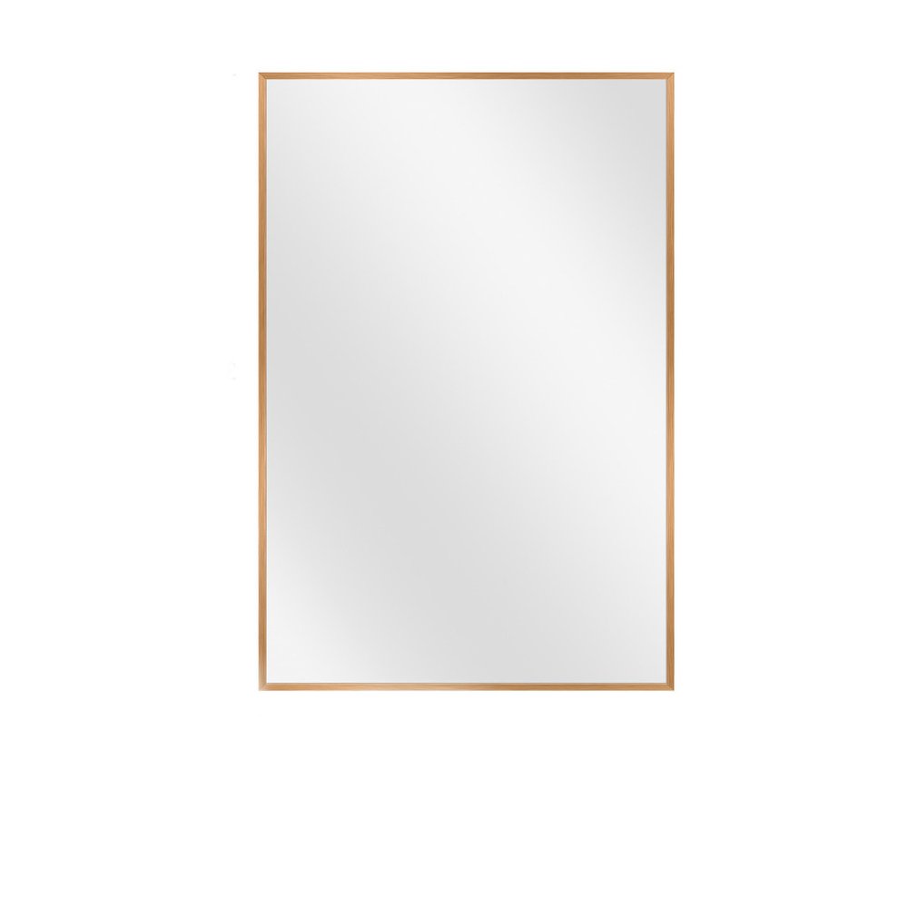 36" Gold Aluminum Framed Accent Mirror HomeRoots