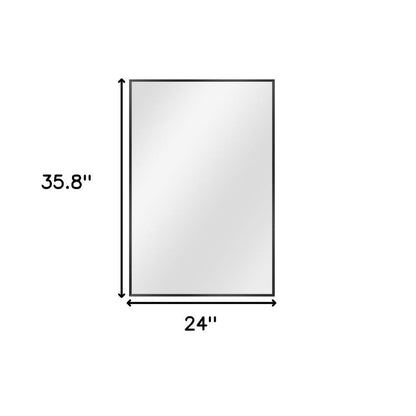 36" Gold Aluminum Framed Accent Mirror HomeRoots