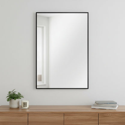 36" Gold Aluminum Framed Accent Mirror HomeRoots