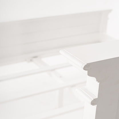Classic White Panel Queen Size Bed HomeRoots