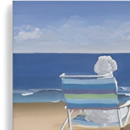 Dogs Perfect Beach Day Unframed Canvas Wall Art HomeRoots