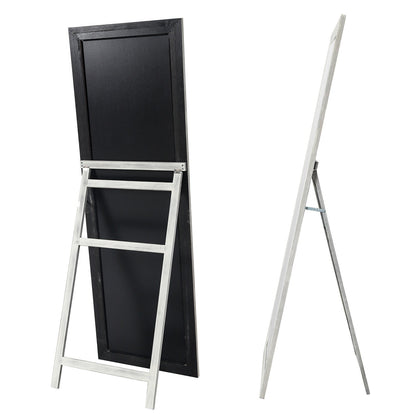 Brushed White Wooden Mirror HomeRoots