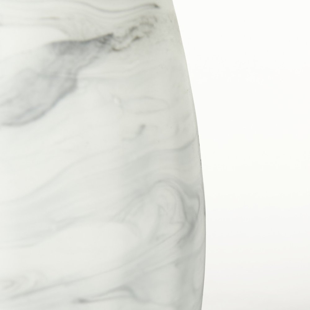 8" Gray Abstract Cylinder Crystal Glass Table Vase HomeRoots