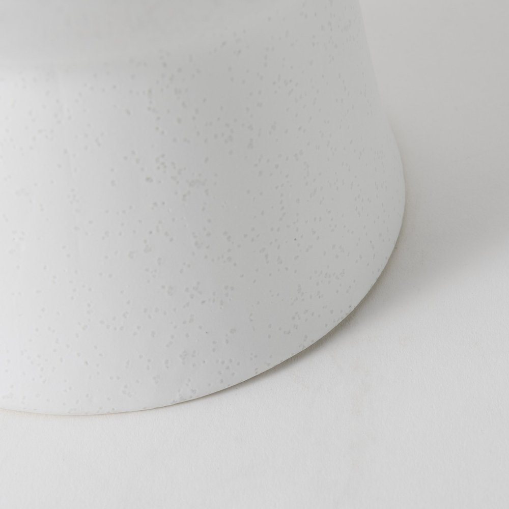 11" White Abstract Cylinder Ceramic Table Vase HomeRoots
