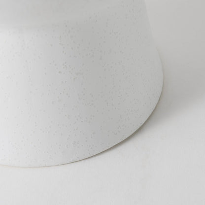 11" White Abstract Cylinder Ceramic Table Vase HomeRoots