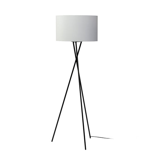 Black Metal Tripod Floor Lamp