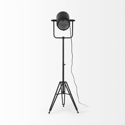 61" Black Movie Set Floor Lamp