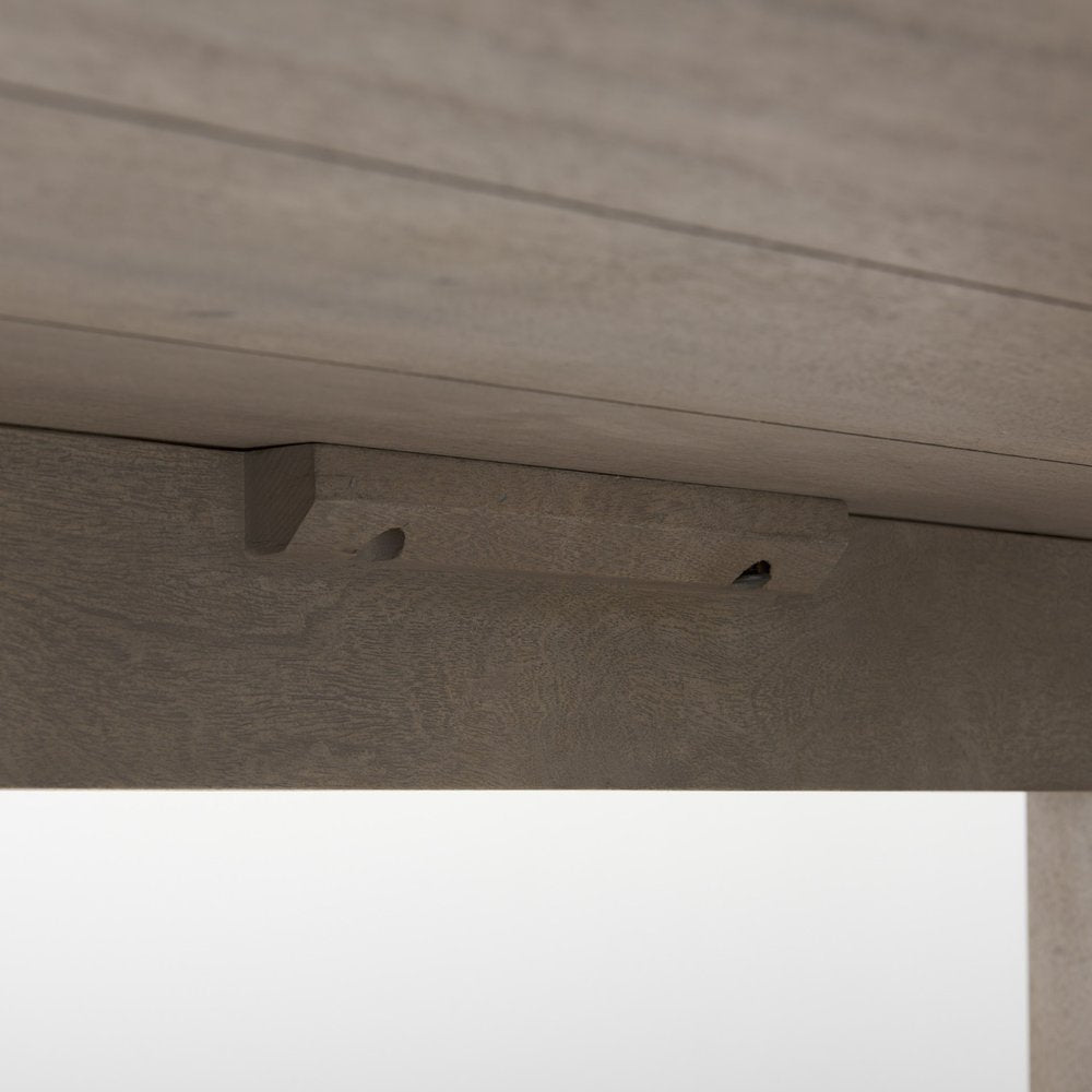 84" Taupe Dining Table HomeRoots