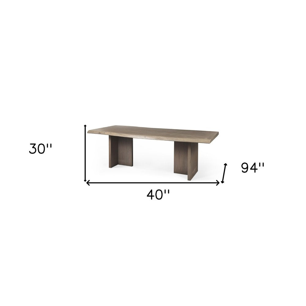 94" Natural Dining Table HomeRoots