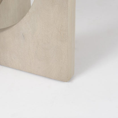 54" Natural Rounded Pedestal Base Dining Table HomeRoots