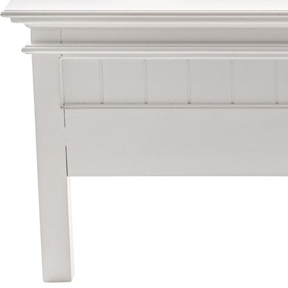 Classic White Panel King Size Bed HomeRoots