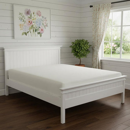 Classic White Panel King Size Bed HomeRoots