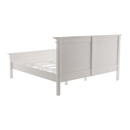Classic White Panel King Size Bed HomeRoots
