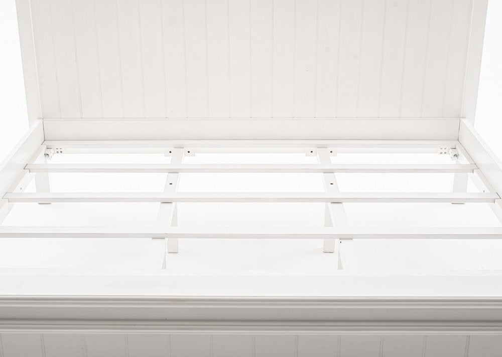 Classic White Panel King Size Bed HomeRoots