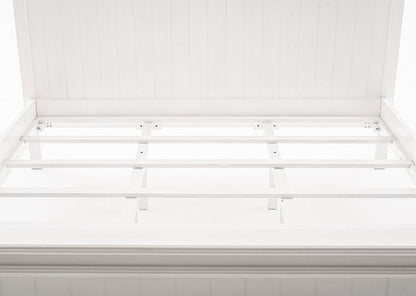 Classic White Panel King Size Bed HomeRoots