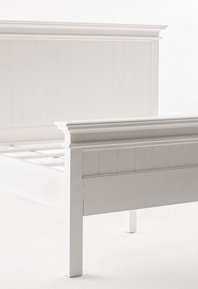 Classic White Panel King Size Bed HomeRoots