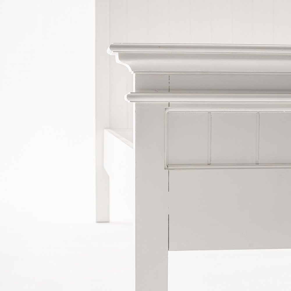 Classic White Panel King Size Bed HomeRoots