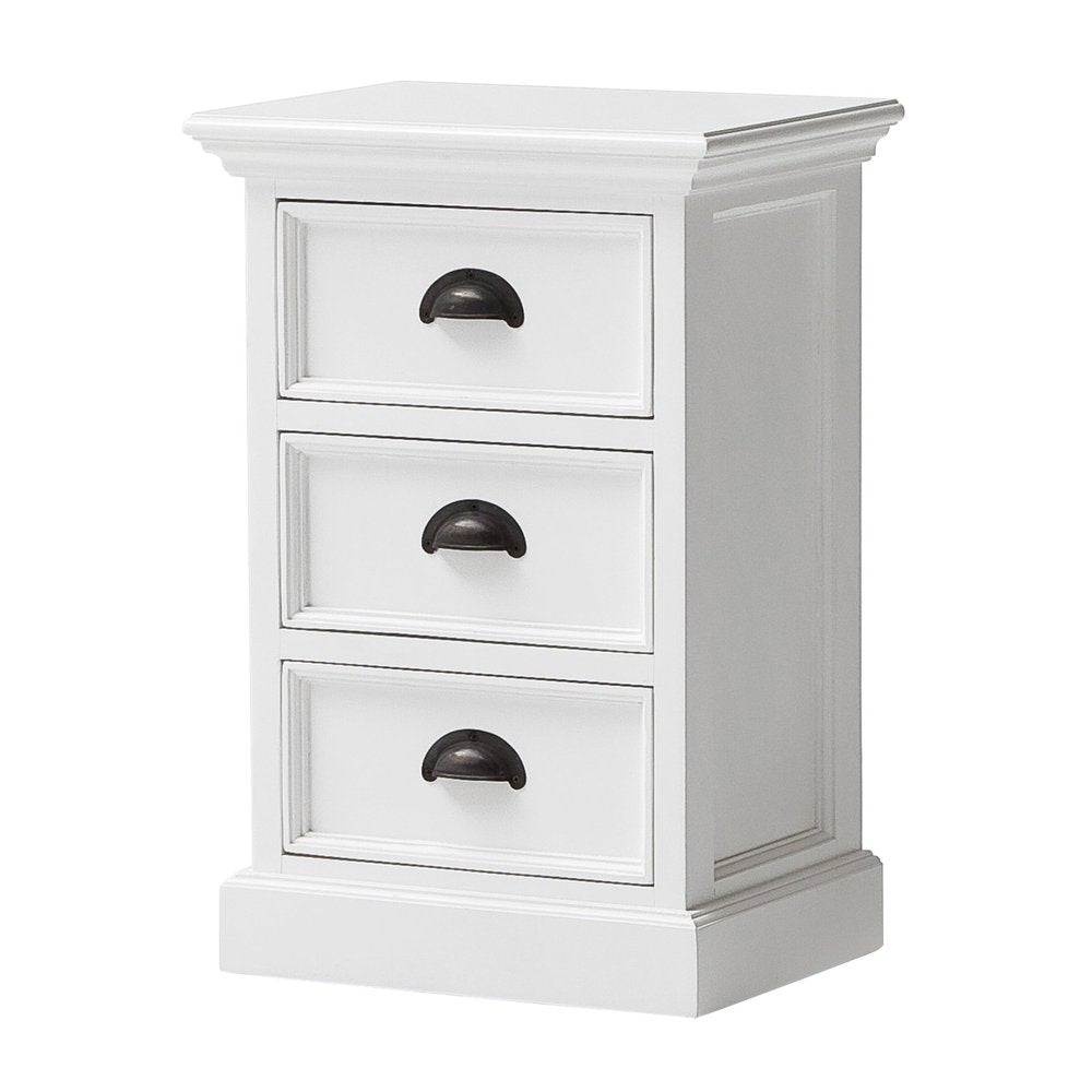 24" Solid Wood and Wood Nightstand HomeRoots